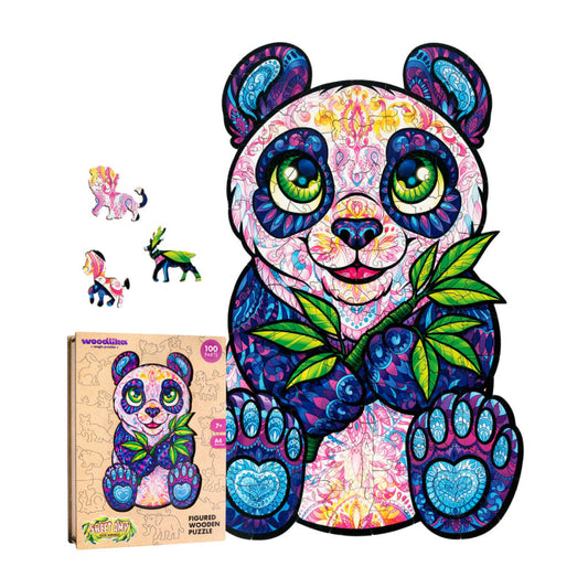 Sweet Amy Panda Jigsaw Wall Decoration | Woodlika Puzzle