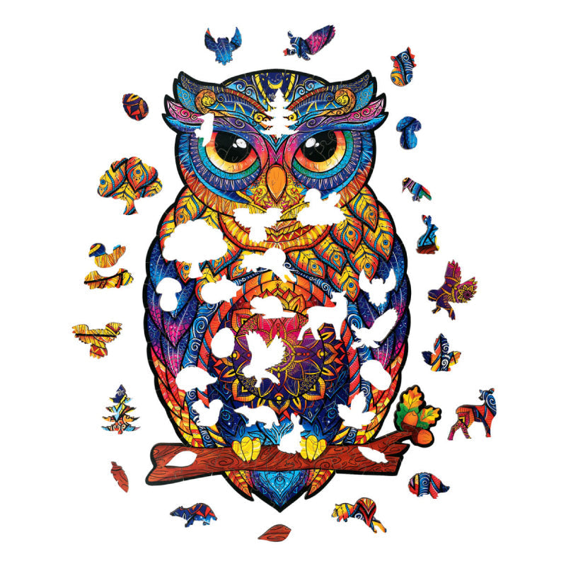 Charming Owl Jigsaw | Woodlika Puzzle