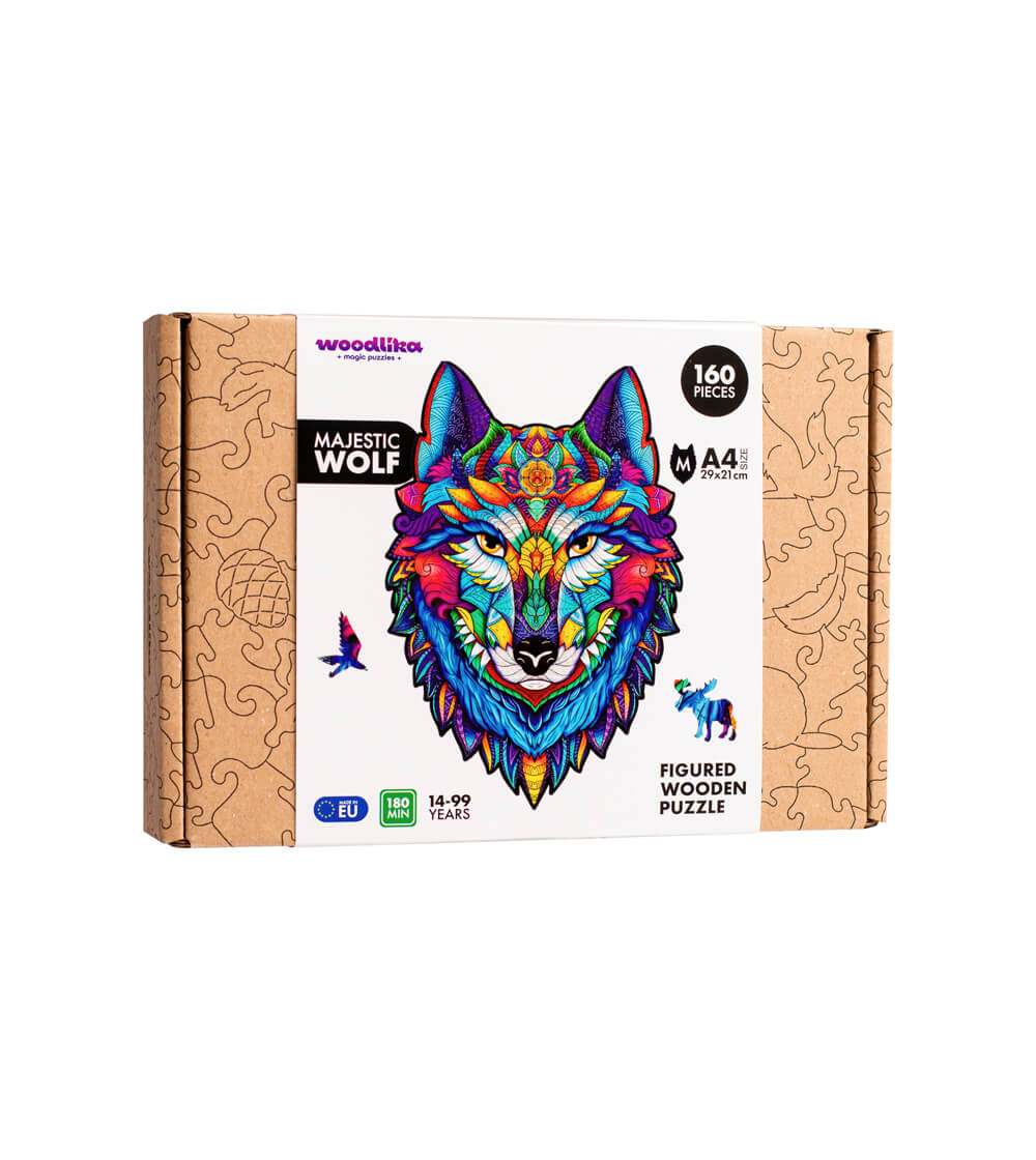 Majestic Wolf Jigsaw | Woodlika Puzzle