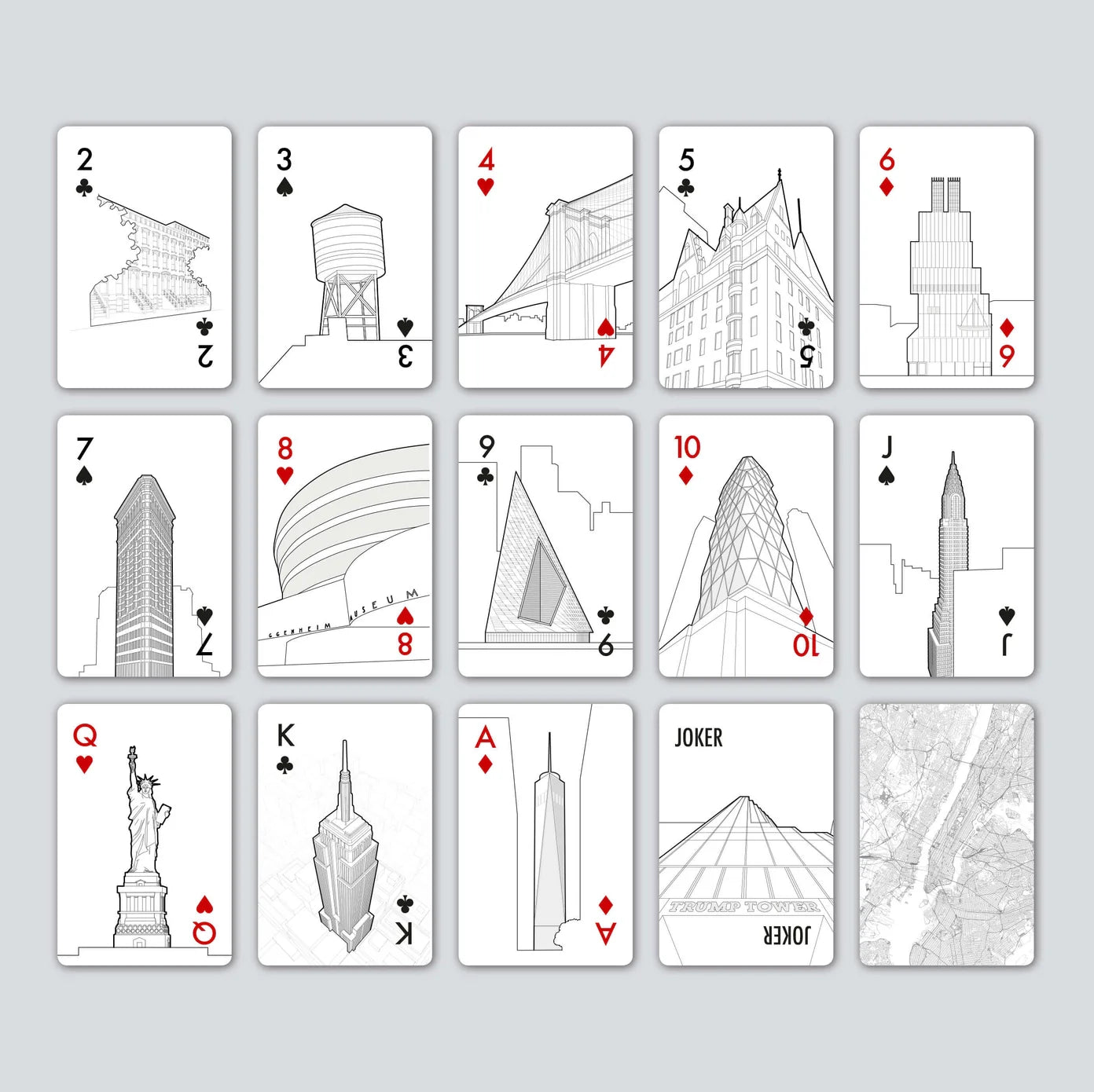 Skyline playing cards