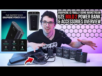 BOLD 2 - Charge All 290W  Powerbank with Qi2 wireless | UZE TECH