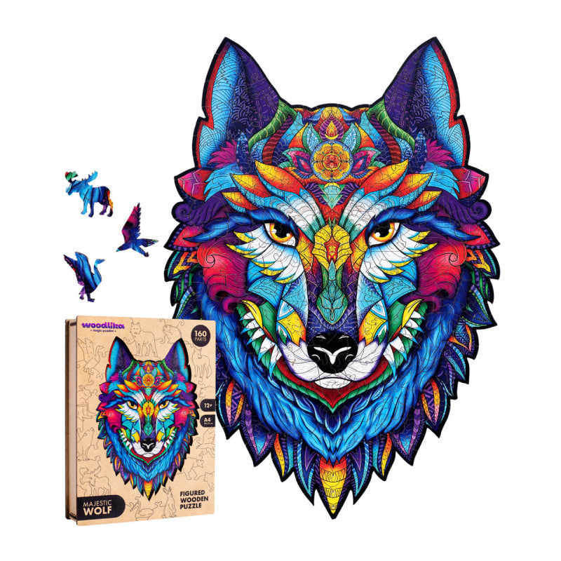 Majestic Wolf Jigsaw | Woodlika Puzzle