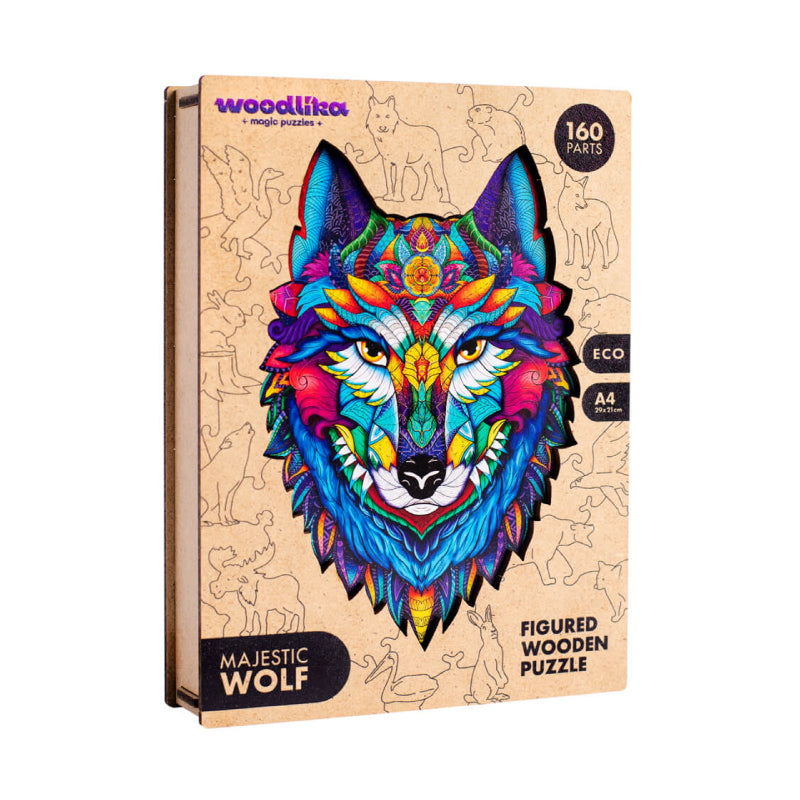 Majestic Wolf Jigsaw | Woodlika Puzzle