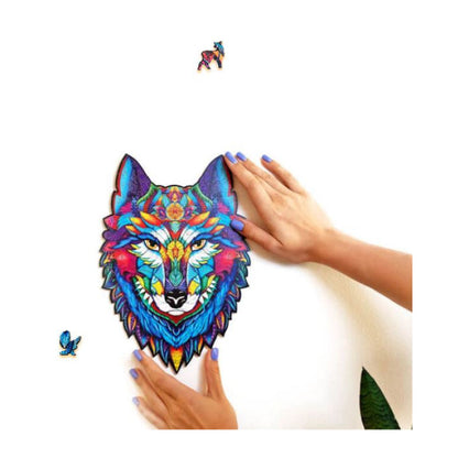 Majestic Wolf Jigsaw | Woodlika Puzzle