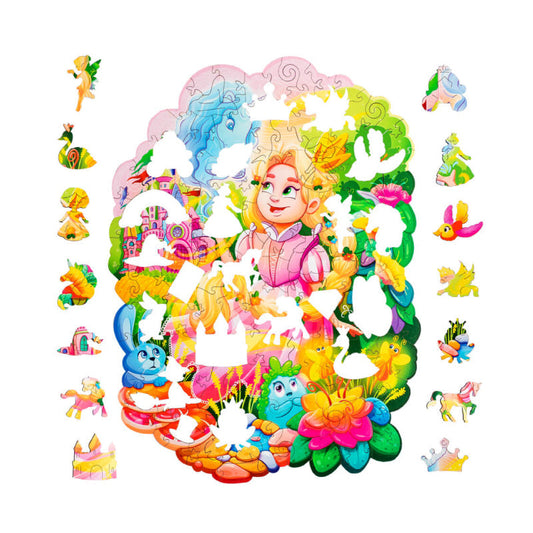 prinzessin puzzle motive